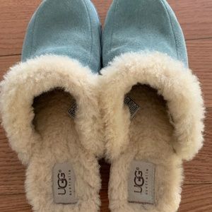 UGG lite blue clog slip ons